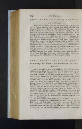 Dreiundzwanzigstes Kapitel. Entzündung der Mamma und Excoriation der Brustwarzen.