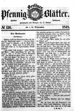 No. 136, 10. u. 11. November