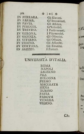 Università D'Italia.