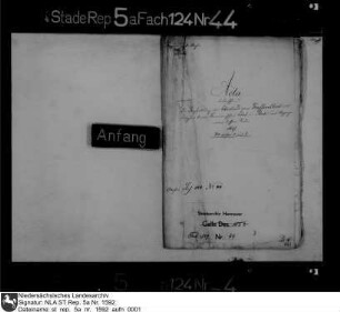 Bestallung des Envoyés Eberhard von Graffenthal zum Kanzler und dessen Tod