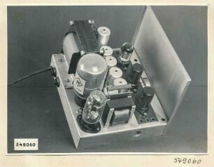Fernsehsender, Bauteil, Bild 3; Foto 1954