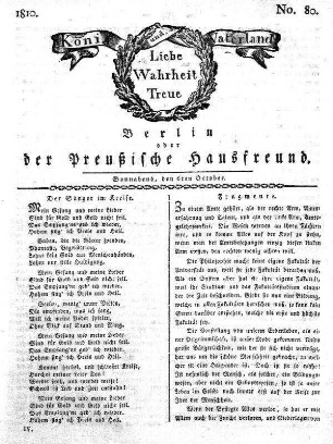 No. 80., 6ten October 1810