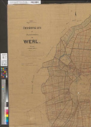 Werl (Werl), Separation Werl, Übersichtskarte