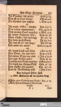 Am heiligen Oster-Fest.
