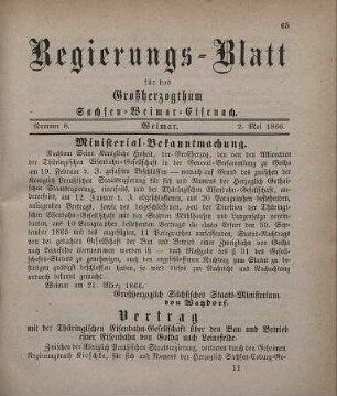 Nr. 8 : 2. Mai 1866