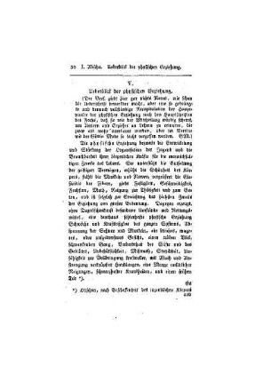 Ueberblick der physischen Erziehung