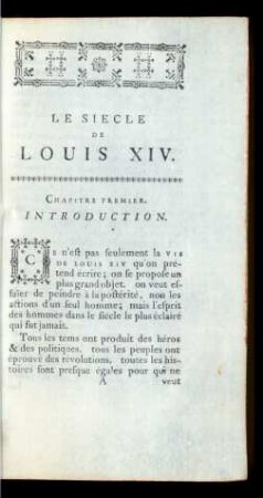 Le Siecle De Louis XIV.