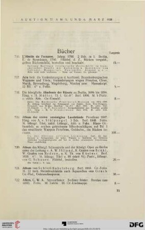 Bücher (Nr. 716-1325)