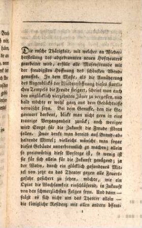 Einige Ideen über Feuerpolizei und Löschanstalten