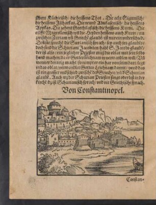 Von Constantinopel.