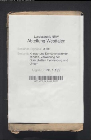 Landschaftskapital des Kaufmanns Kriege zu Lienen
