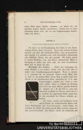 Kapitel II. Von der Brechung des Lichtes.