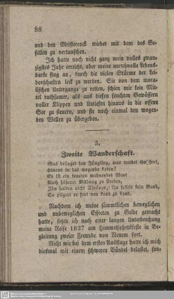 5. Zweite Wanderschaft