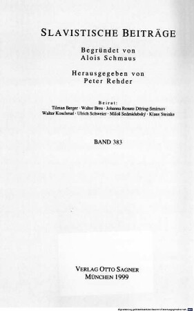 "Poststalinizm - Postavangardizm" : das Subjekt und die Welt der Objekte in der postmodernen frühen Lyrik Andrej Voznesenskijs