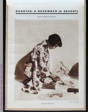 Porträt von Alma Maximiliane Karlin
