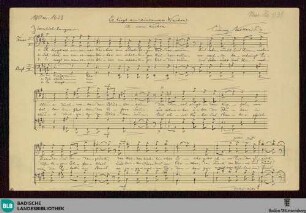 2 Lieder - Mus. Hs. 1138 : Coro maschile