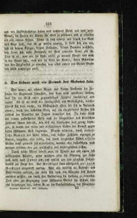 ¬Der¬ Lehrer muß ein Freund des Gebetes sein