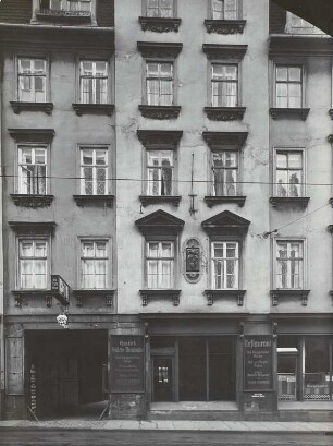 Leipzig, Hotel Goldene Weintraube, Straßenansicht