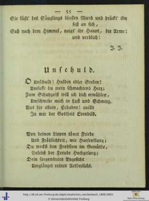 Unschuld.