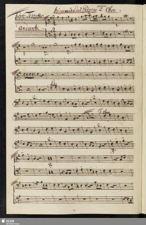 673. Terzetto: Vò cercando del Padrone / Guglielmi, P.A.