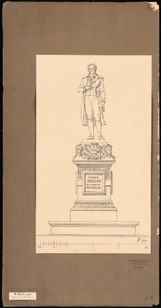 Denkmal für Schiller: Ansicht
