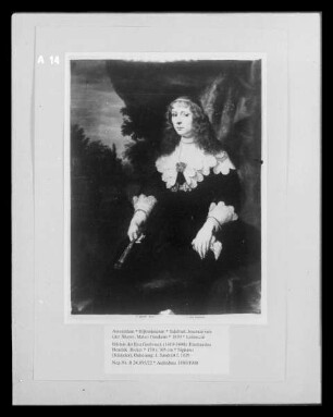 Bildnis der Eva Geelvinck (1619-1698), Ehefrau des Hendrik Bicker