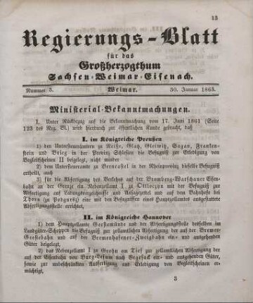 Nr. 3 : 30. Januar 1863