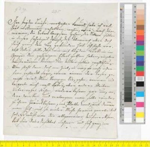 Brief von Goethe, Johann Wolfgang von an Schiller, Friedrich
