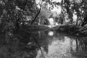 Hoyerswerda-Schwarzkollm. Mühle am Koselbruch, Stauteich