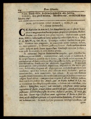 Dom. Esto. Mihi. Epist. Pomer. I. Petr. IV. 1--8.