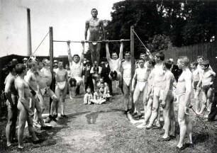 Stephanienbad Beiertheim und Albverlegung. Sportgruppe