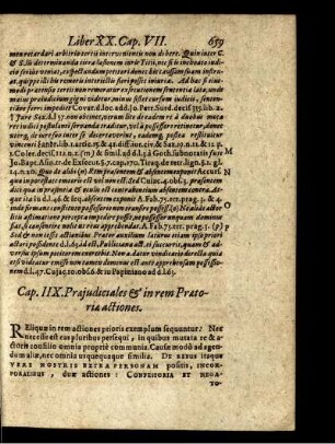 Cap. IIX. Praejudiciales & in rem Praetoriae actiones