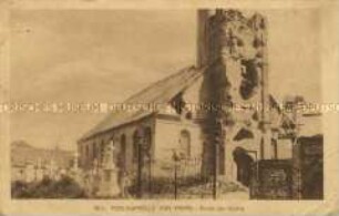 Zerstörte Kirche bei Ypern