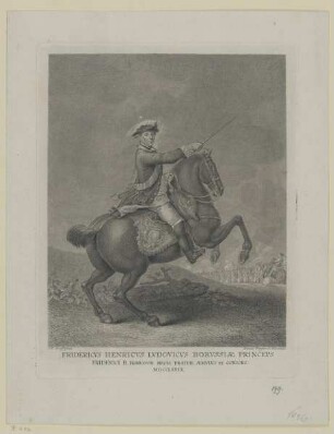 Bildnis des Friedrich Heinrich Ludwig von Preußen