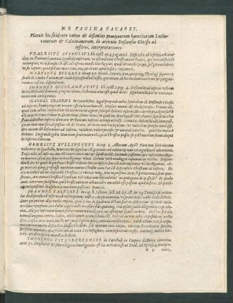 Placuit hic subiicere varias et dißimiles praecipuorum haereticorum Lutheranorum et Calvinianorum, de articulo Descensus Christi ad inferos, interpretationes.