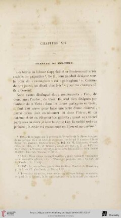 Chapitre XII: Travaux de culture