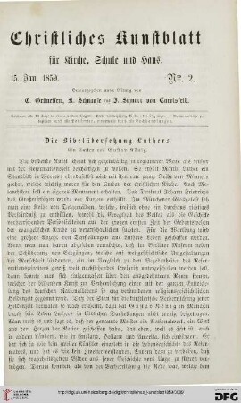 Nro 2 (15. Jan. 1859)