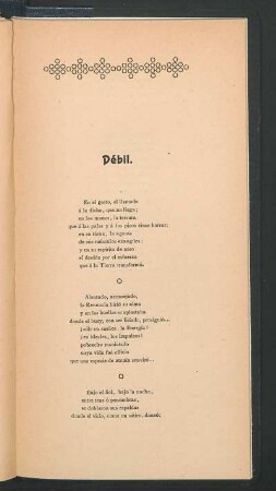 Débil.