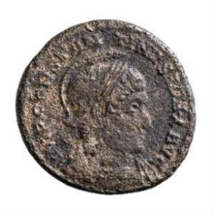 Münze, Follis, Aes 3, 319 n. Chr.