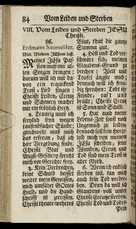 VIII. Vom Leiden und Sterben Jesu Christi.