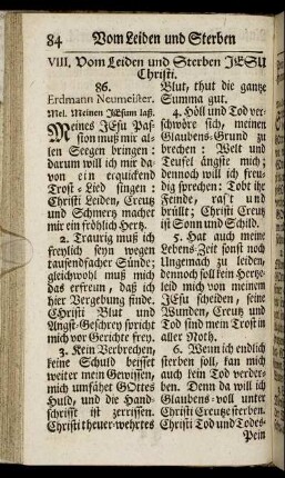 VIII. Vom Leiden und Sterben Jesu Christi.