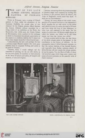 39: The art of the late Alfred Stevens, Belgian painter