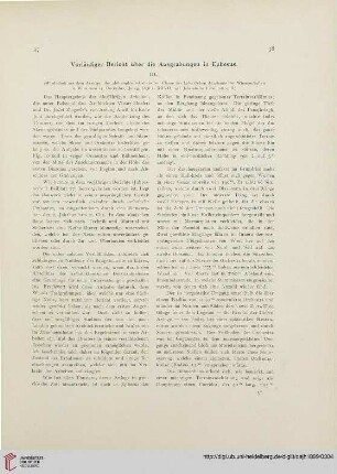 2.1899: Vorläufiger Bericht über die Ausgrabungen in Ephesus