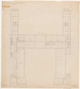 Dienstwohnung des Reichsaußenministers Joachim von Ribbentrop, Berlin-Mitte Umbau: Grundriss OG 1:100