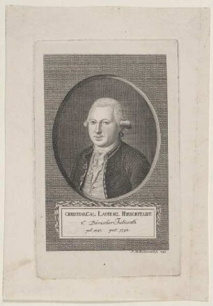 Bildnis des Christian Cay Laurenz Hirschfeld