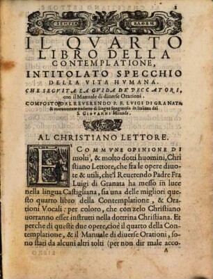 Specchio della vita humana