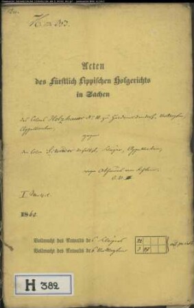Holzhauer Nr. 10 in Heidenoldendorf gegen Schröder in Heidenoldendorf