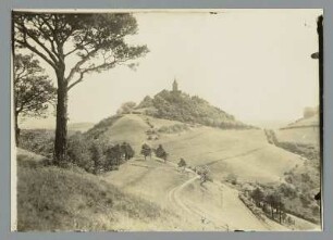 Vor der Leuchtenburg vor Kahla/Thüringen