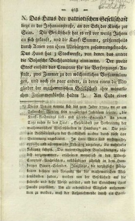 X. Das Haus der patriotischen Gesellschaft