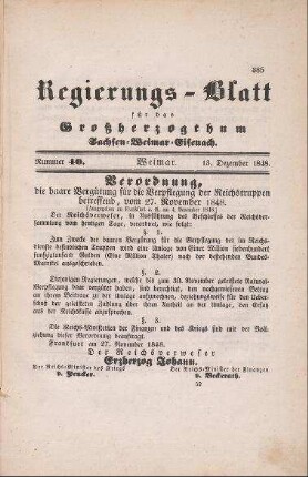Nr. 40 : 13. Dezember 1848
